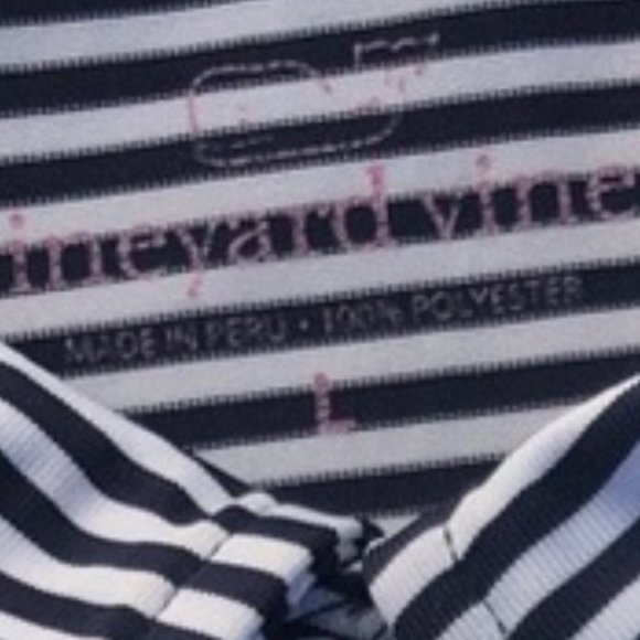 VINEYARD VINES Striped Whale Golf Polo Shirt - Picture 8 of 8